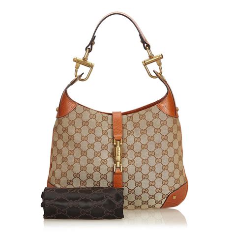 gucci brown handbags bags|vintage gucci brown leather handbag.